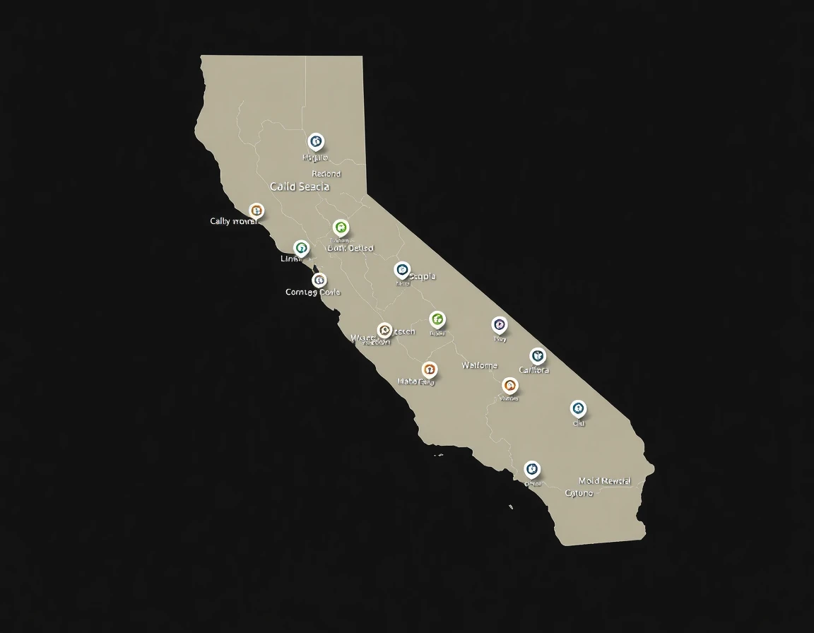 Mold Removal Service Areas Map